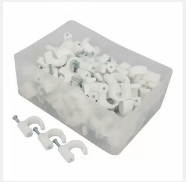 Cable clip 100 pcs