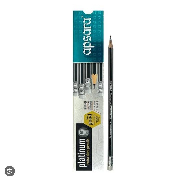 Apsara Platinum Extra Dark Pencils.