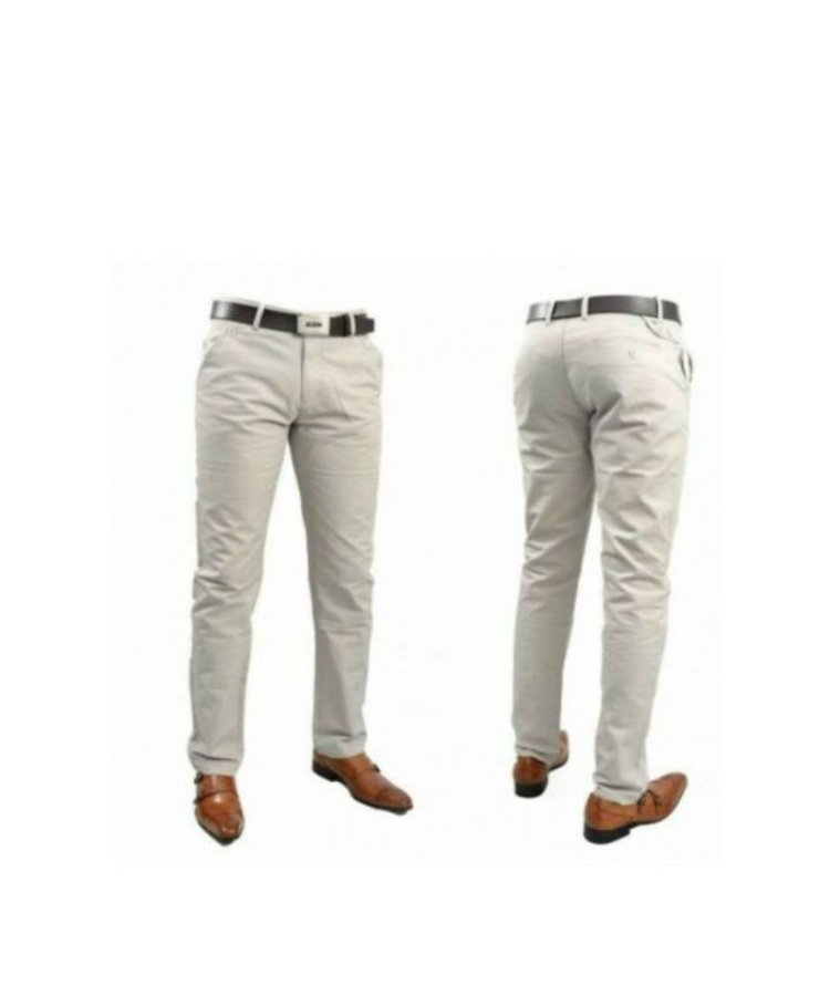 MEN'S SOFT SLIM FIT KHAKI TROUSER