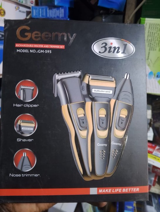 Geemy rechargeable shaver and trimmer