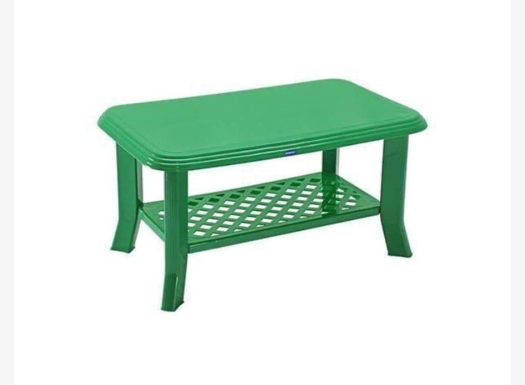 Durable portable and foldable plastic coffe table 