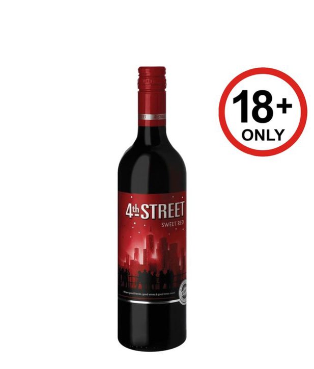 4th street sweet Red 750ml mzinga 