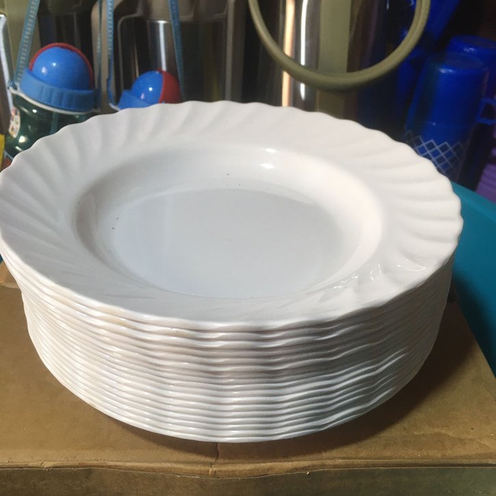 Sundabest candlelight 10.5 inch glass desert plate