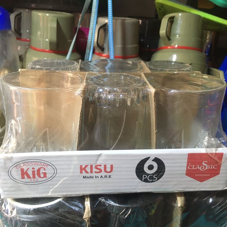 6pcs KIG Glassware drinking glasses