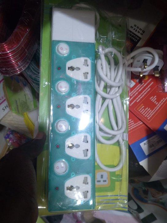  4-way Surge Protector Power Extension Cable