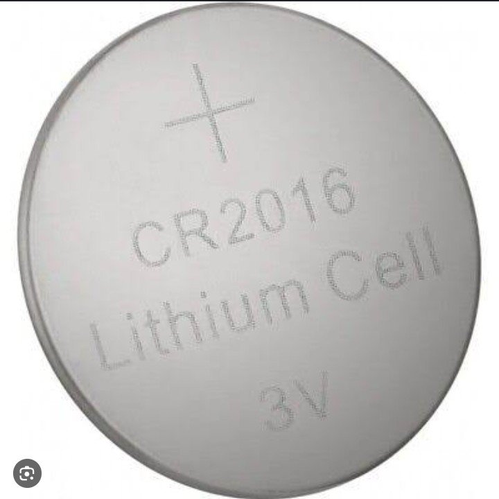 CR2016 lithium coin cell batteries.