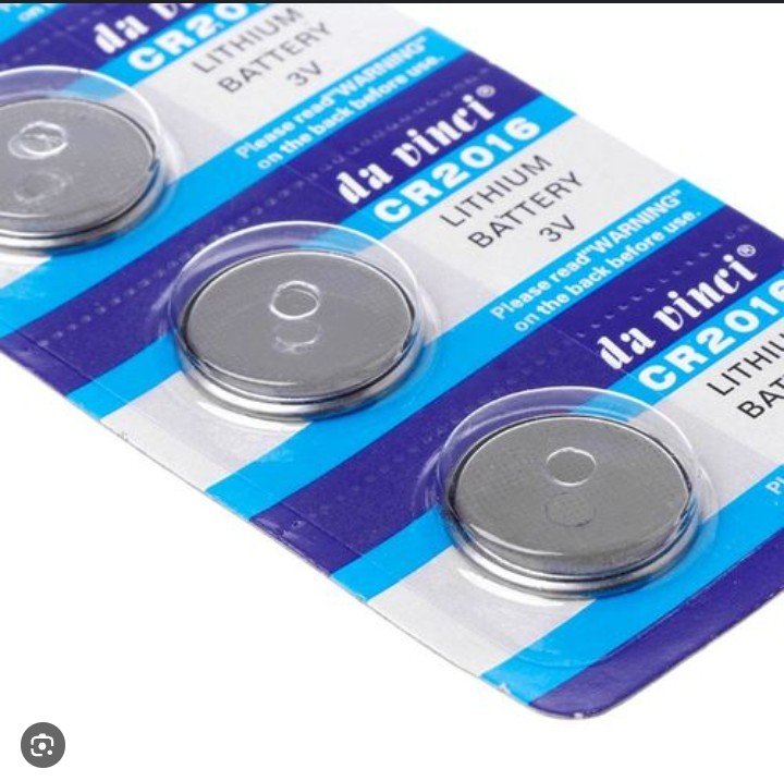 CR2016 lithium coin cell batteries.