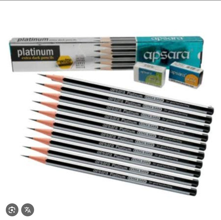 Apsara Platinum Extra Dark Pencils.