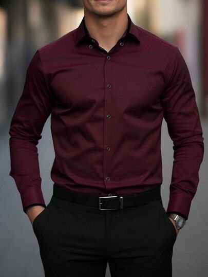 White Plain Shirts for men